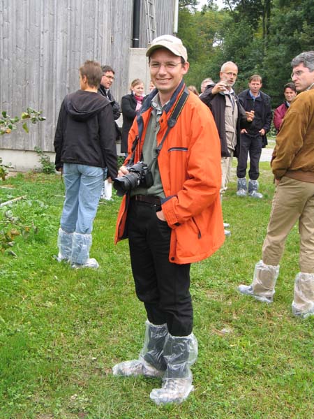 Joachim Sauter beim Landtechnikertreffen 2005