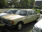 Der w123/200D im Regen