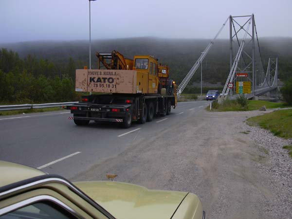 Der Benz auf dem Weg zur Russischen Grenze