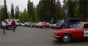 Der W123 beim Oldtimertreffen in Tankavaara