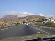 Auf der Autobahn in Richtung Alicante